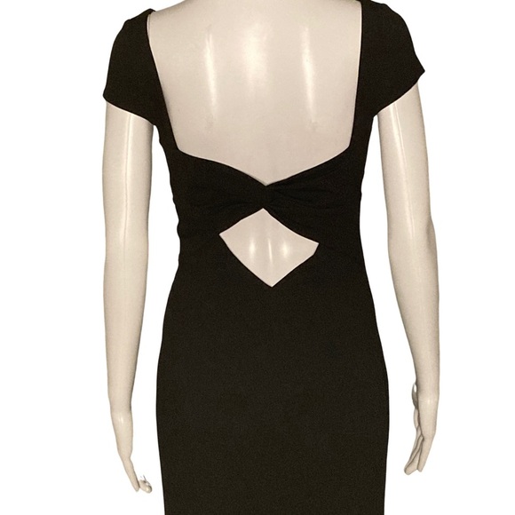 Katie May Madison Black Twist Back Gown - Sz 4 - Picture 6 of 9